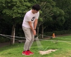 Toshiプロの30yardアプローチを堪能する動画 World Golf Swing Labo Wgsl